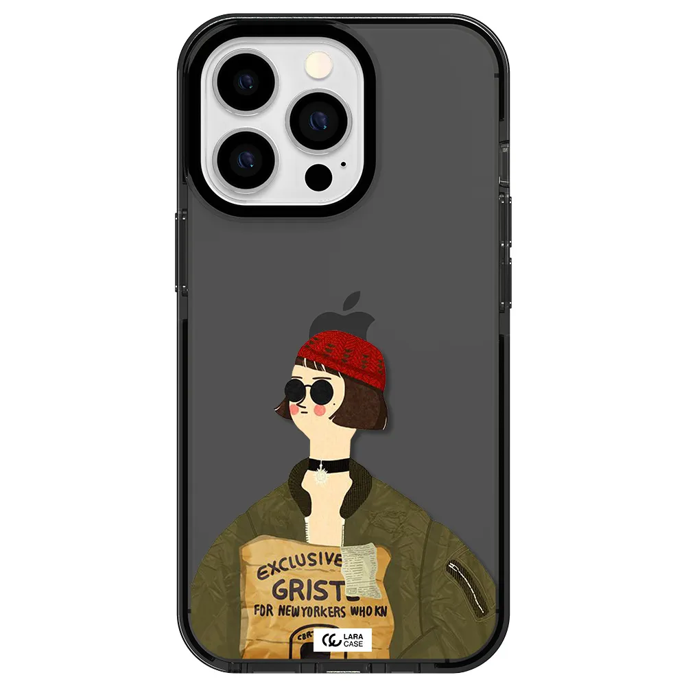 Mathilda Apple iPhone 13 Pro impact Smoke Black Case