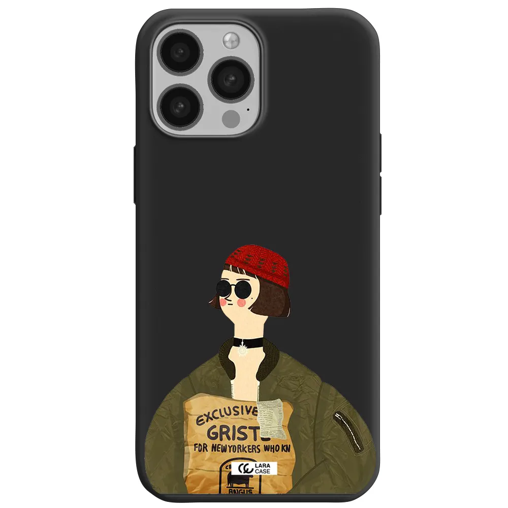 Mathilda Apple iPhone 13 Pro Max Silicone black Case