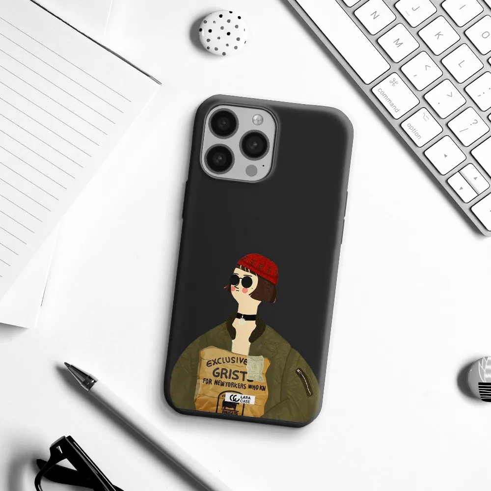 Mathilda Apple iPhone 13 Pro Silicone black Case