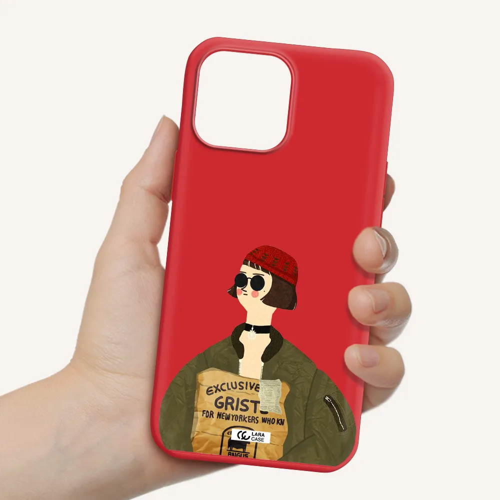 Mathilda Apple iPhone 13 Pro Silicone Imperial Red Case