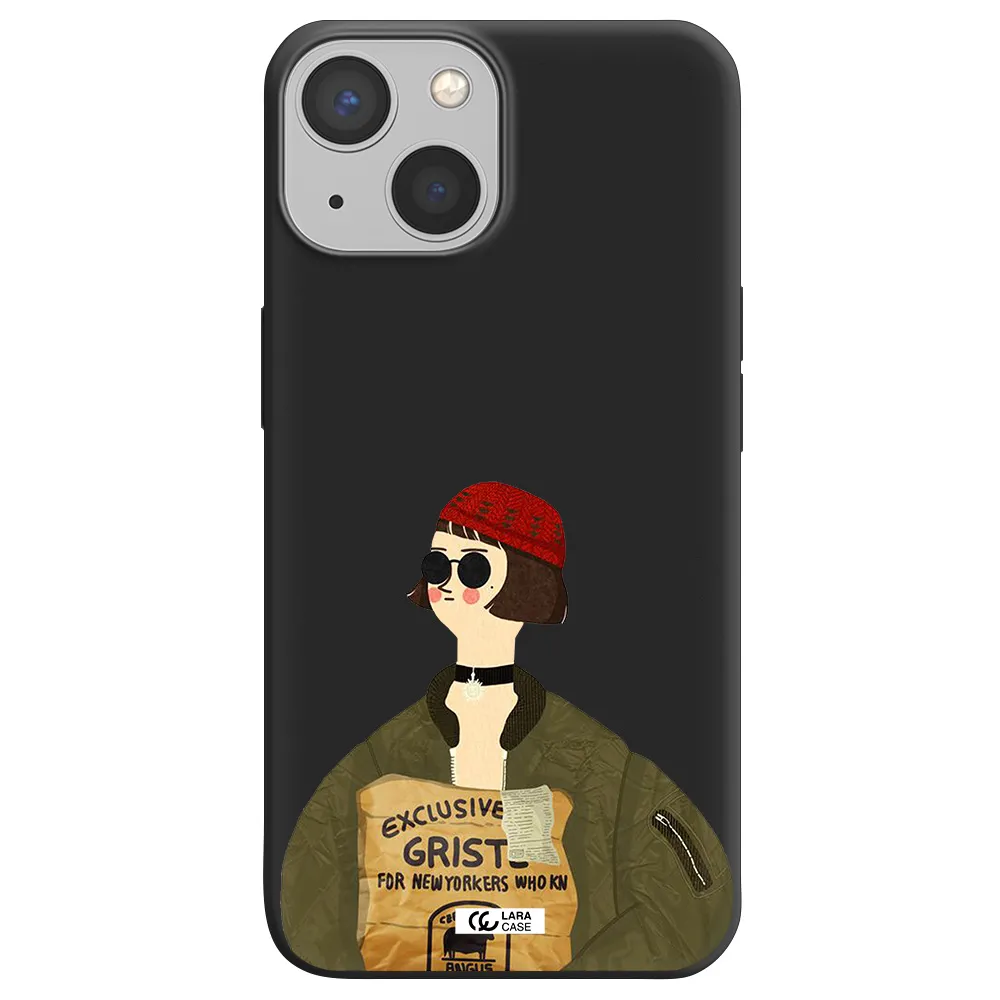 Mathilda Apple iPhone 13 Silicone black Case