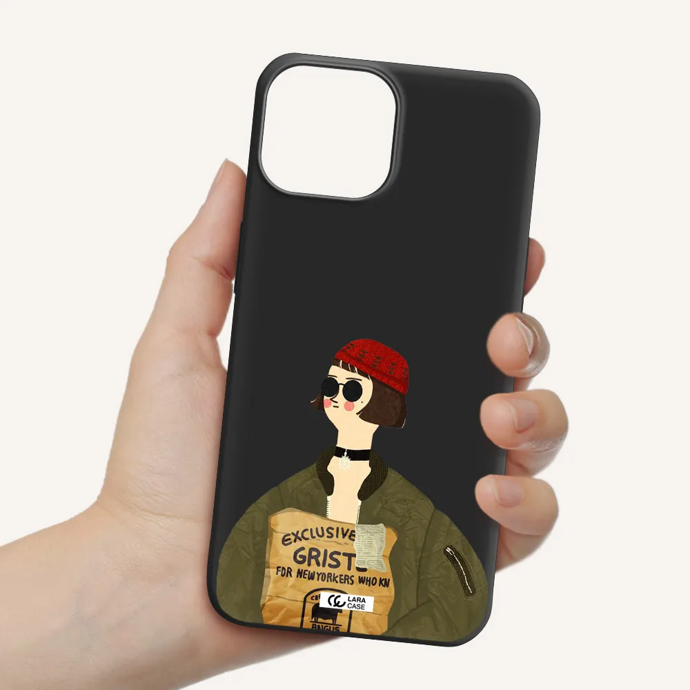 Mathilda Apple iPhone 13 Silicone black Case