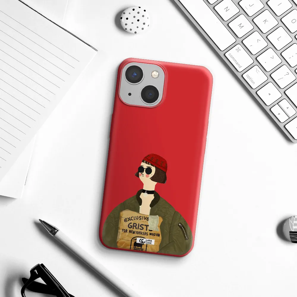 Mathilda Apple iPhone 13 Silicone Imperial Red Case
