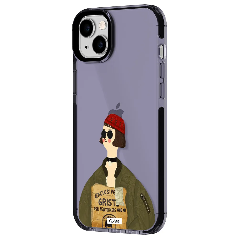 Mathilda Apple iPhone 14 plus impact Lilac Case