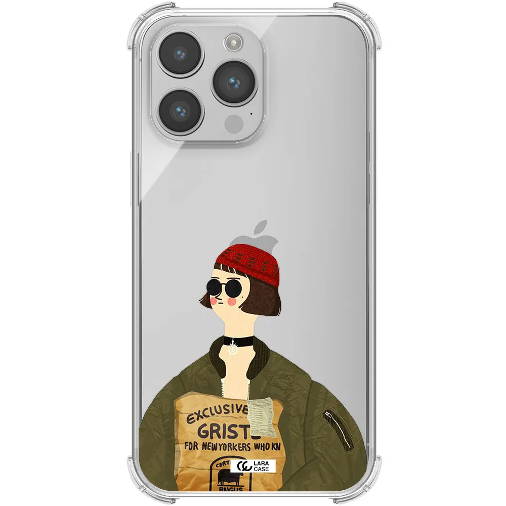 Mathilda Apple iPhone 14 pro Clear PC Case