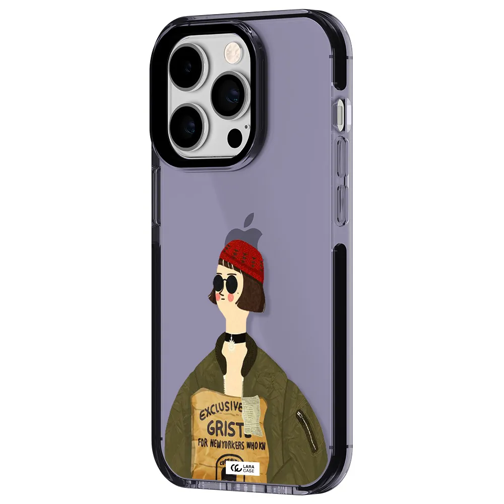 Mathilda Apple iPhone 14 pro impact Lilac Case