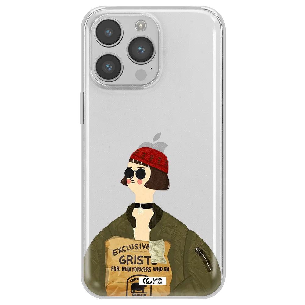 Mathilda Apple iPhone 14 pro max Clear TPU Case