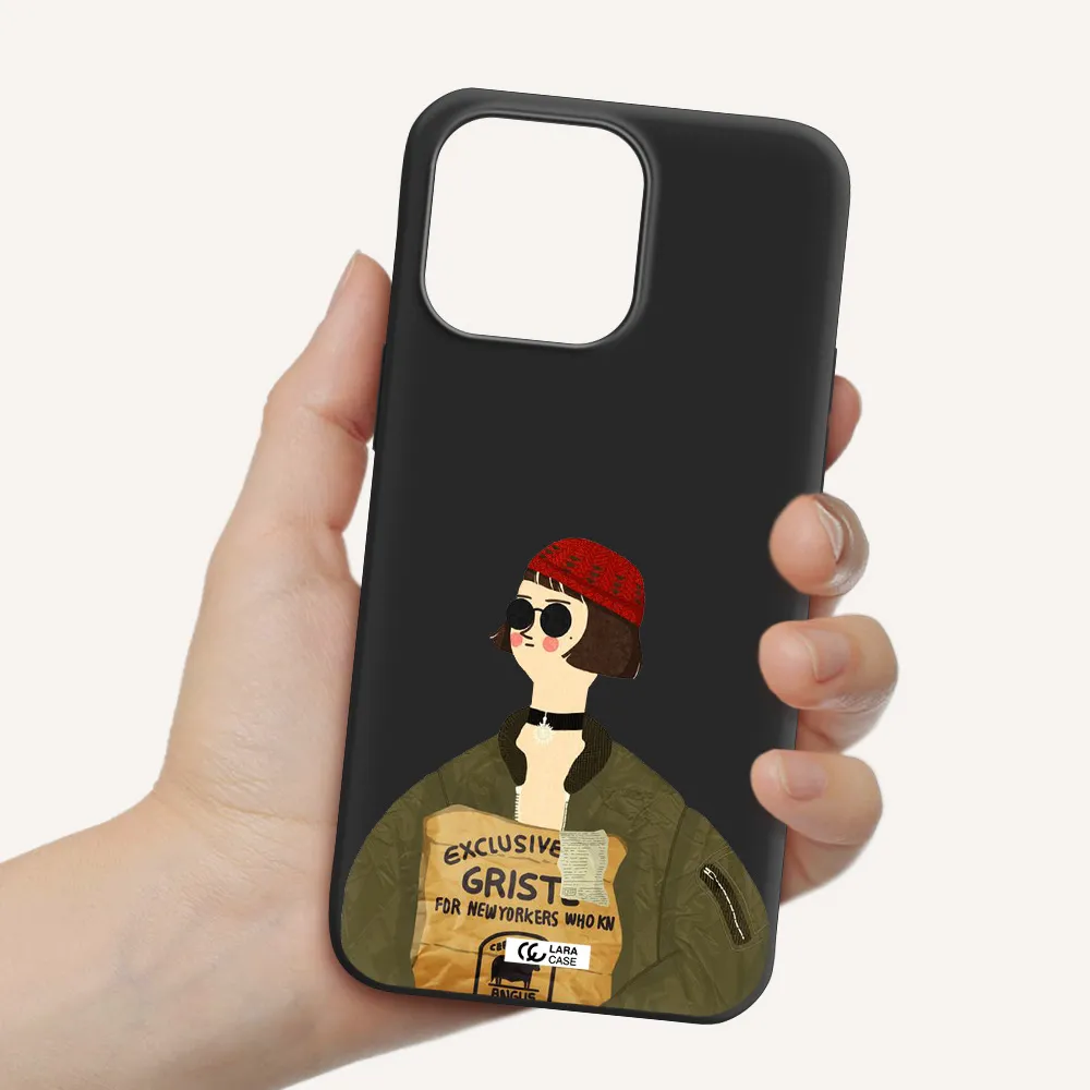 Mathilda Apple iPhone 14 pro max Silicone black Case