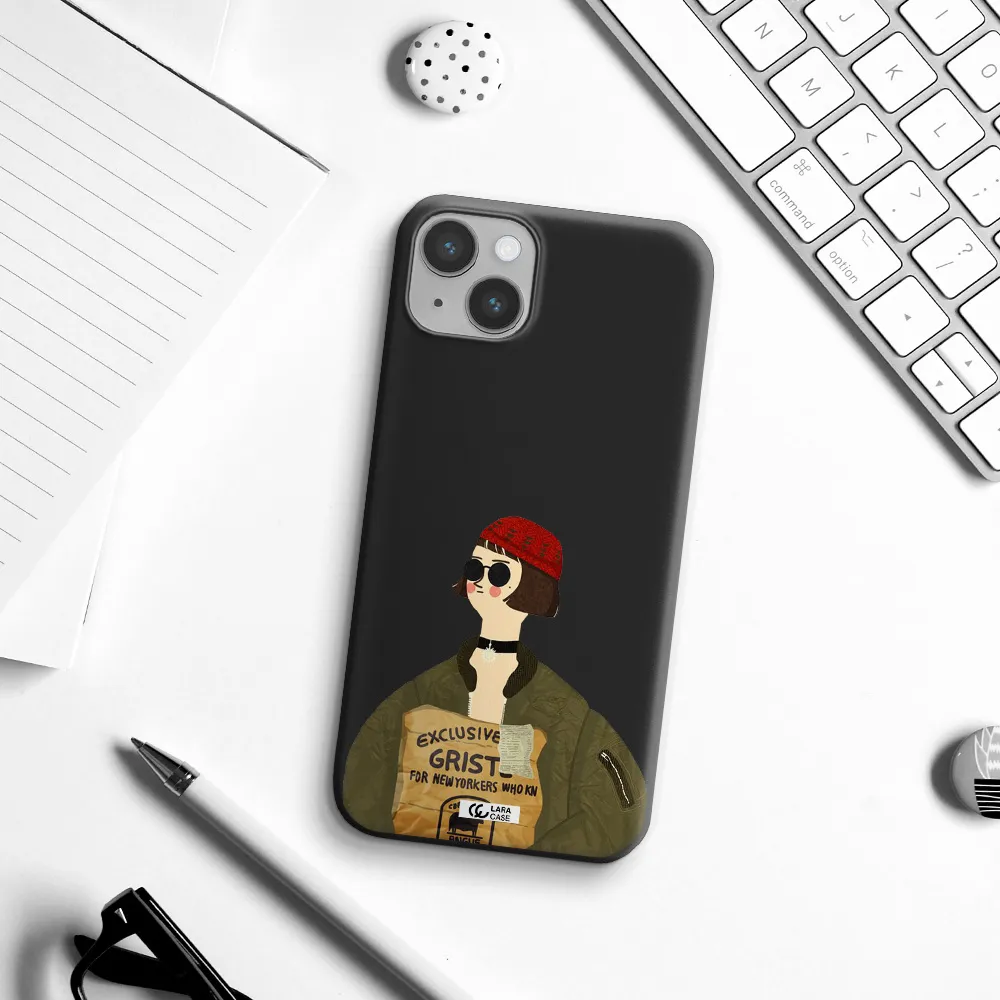 Mathilda Apple iPhone 14 Silicone black Case