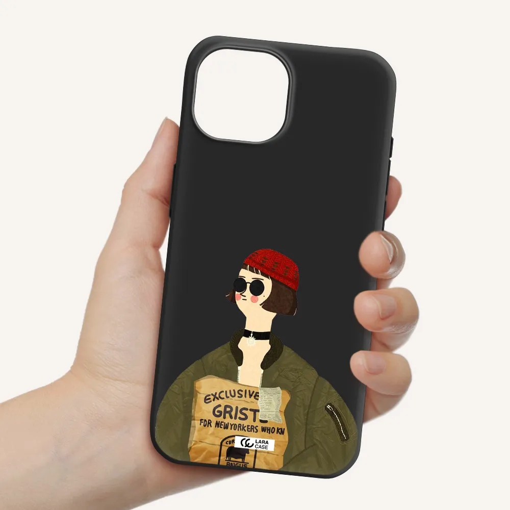 Mathilda Apple iPhone 15 Silicone black Case