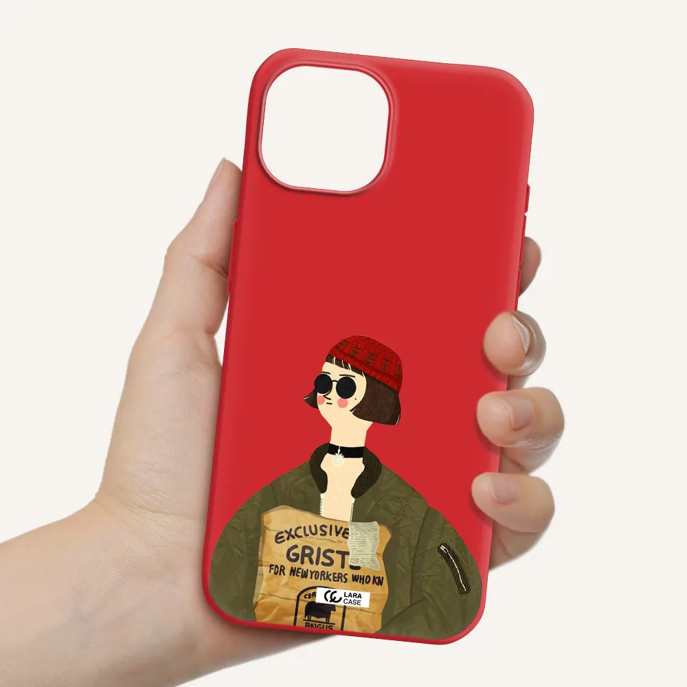 Mathilda Apple Iphone 15 Silicone Imperial Red Case