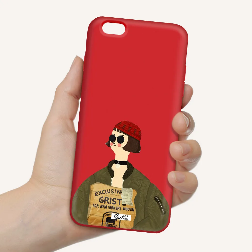 Mathilda Apple iPhone 6 plus Silicone Imperial Red Case