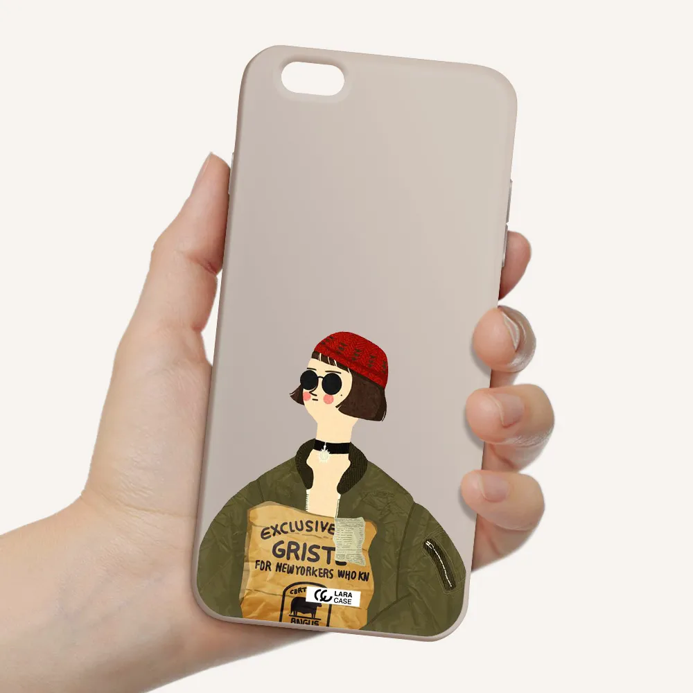 Mathilda Apple iPhone 6 plus Silicone Stone Case