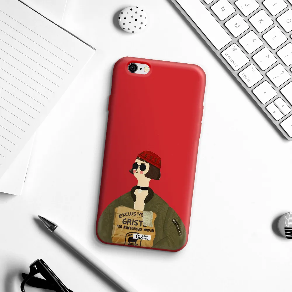 Mathilda Apple iPhone 6 Silicone Imperial Red Case