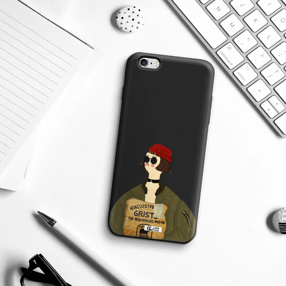 Mathilda Apple iPhone 6S Silicone black Case