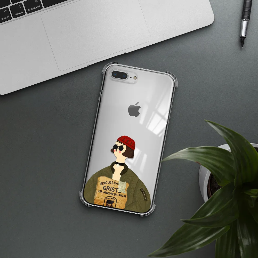 Mathilda Apple iPhone 7 plus Clear PC Case