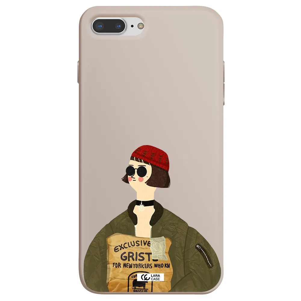 Mathilda Apple iPhone 7 plus Silicone Stone Case