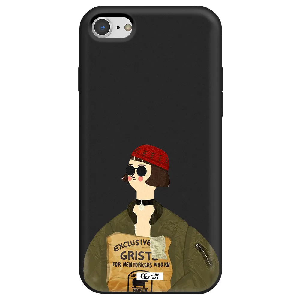 Mathilda Apple iPhone 8 Silicone black Case