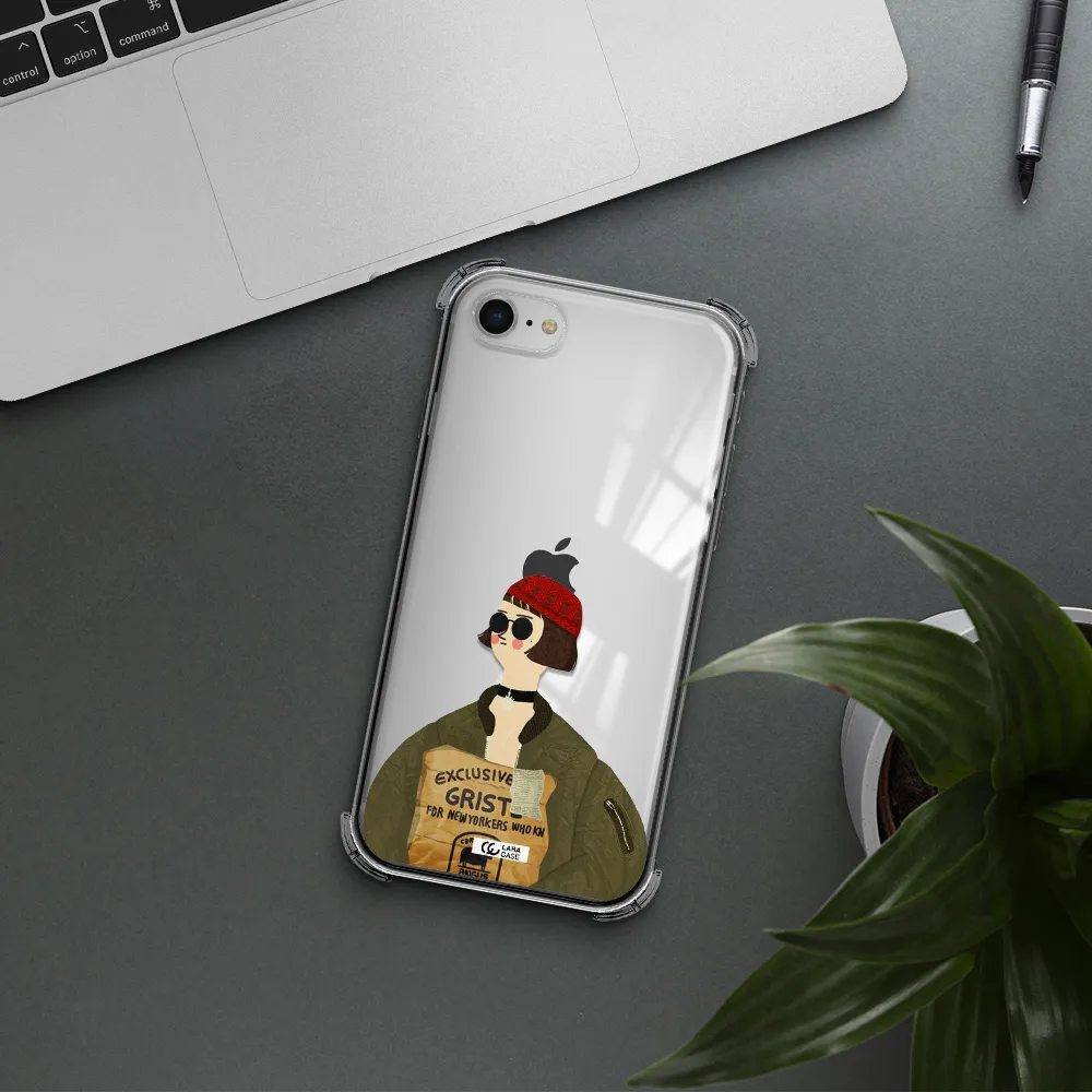 Mathilda Apple iPhone se 2020 Clear PC Case