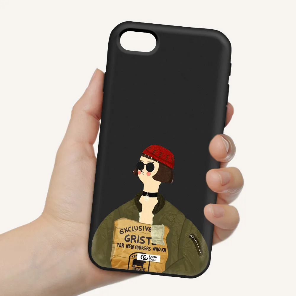 Mathilda Apple iPhone se 2020 Silicone black Case