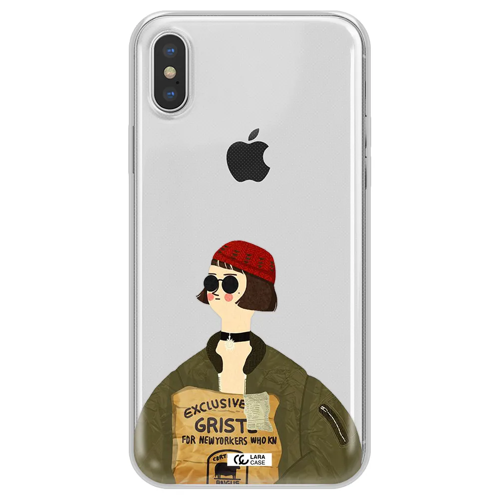 Mathilda Apple iPhone X Clear TPU Case