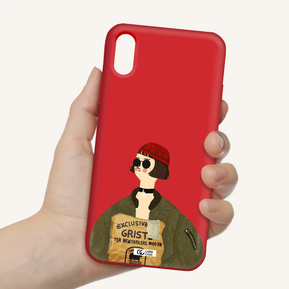 Mathilda Apple iPhone X Silicone Imperial Red Case