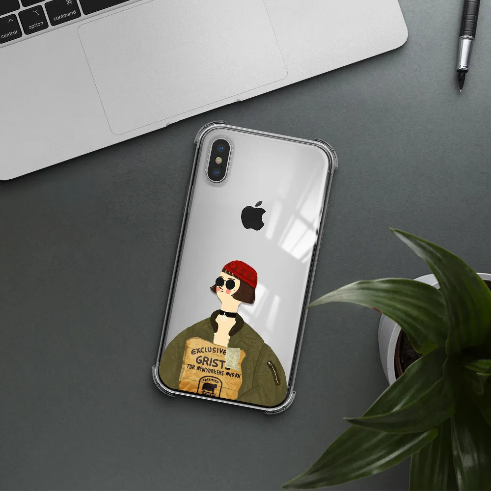 Mathilda Apple iPhone XS Clear PC Case