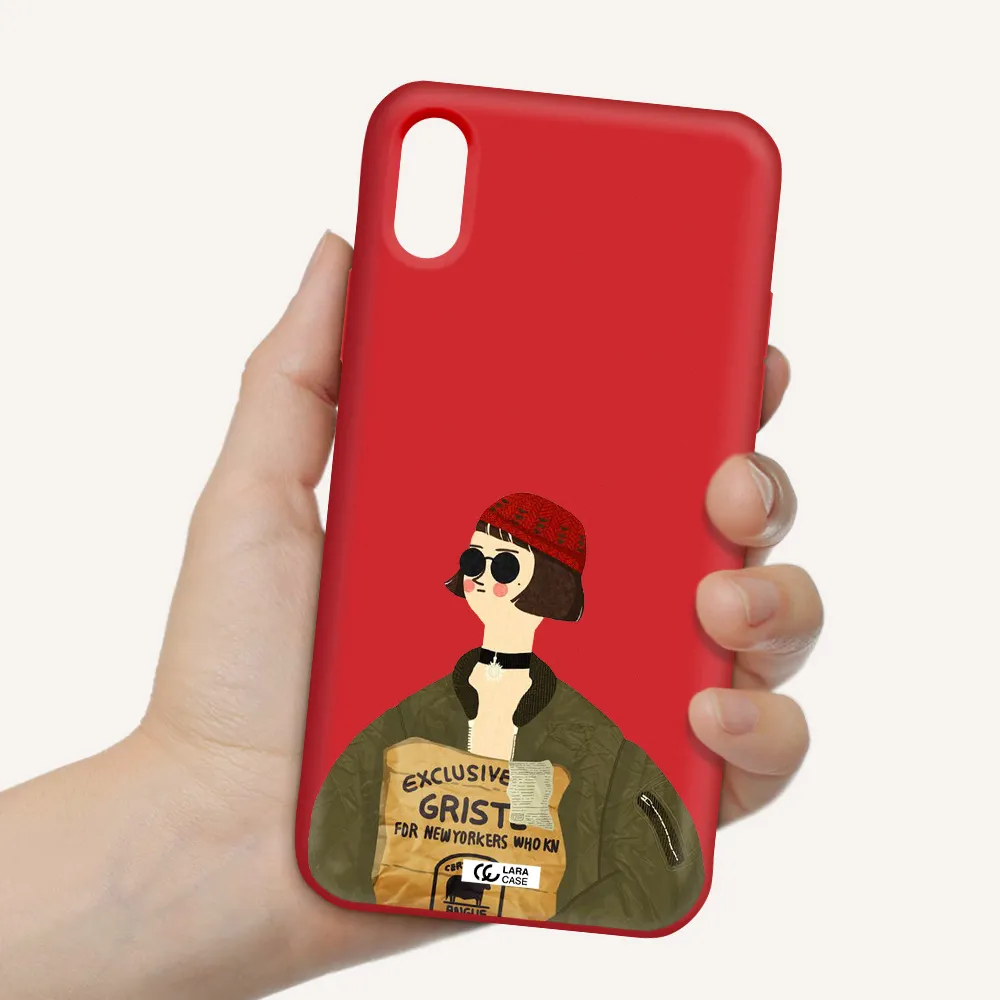 Mathilda Apple iPhone XS Silicone Imperial Red Case