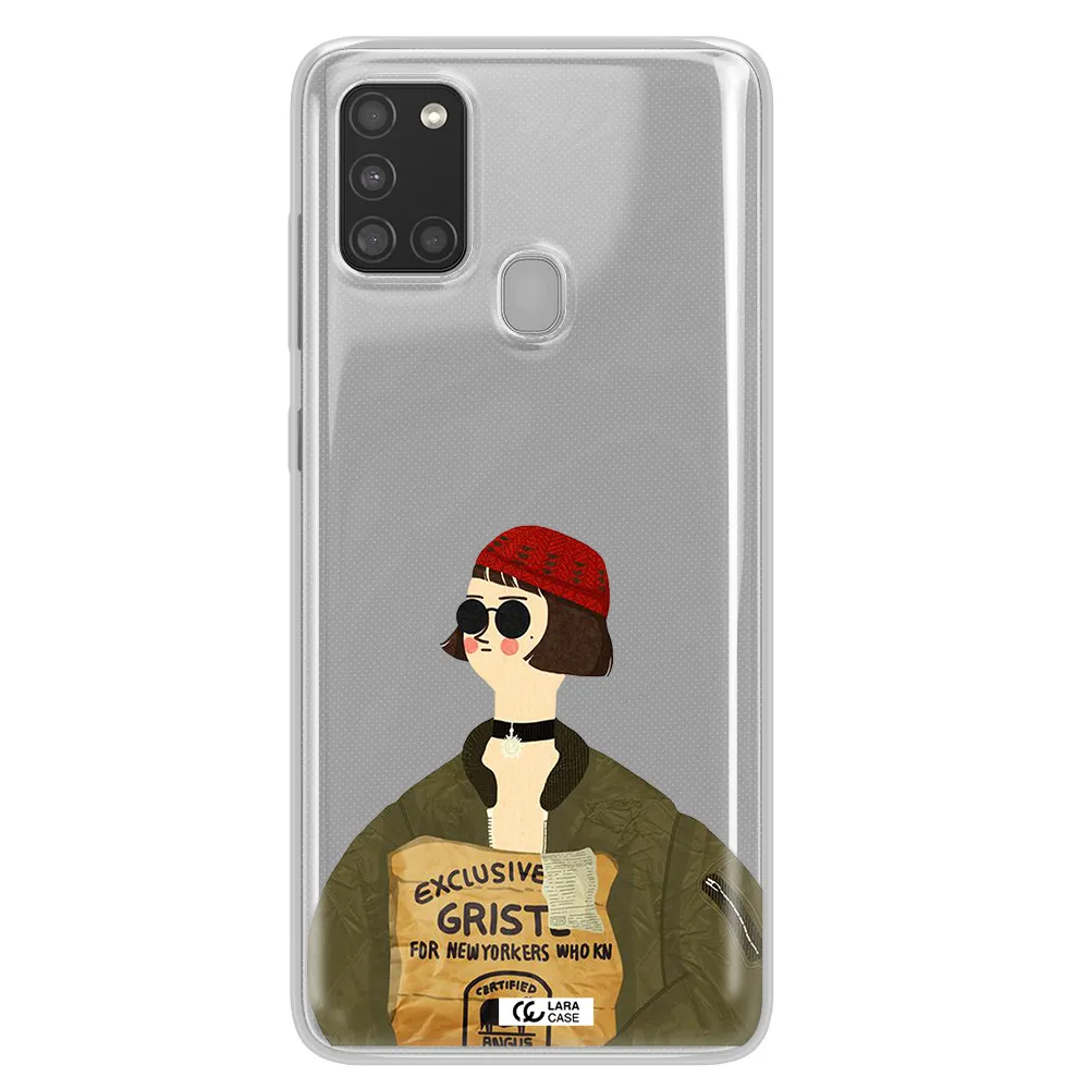 Mathilda Samsung A21S Clear TPU Case