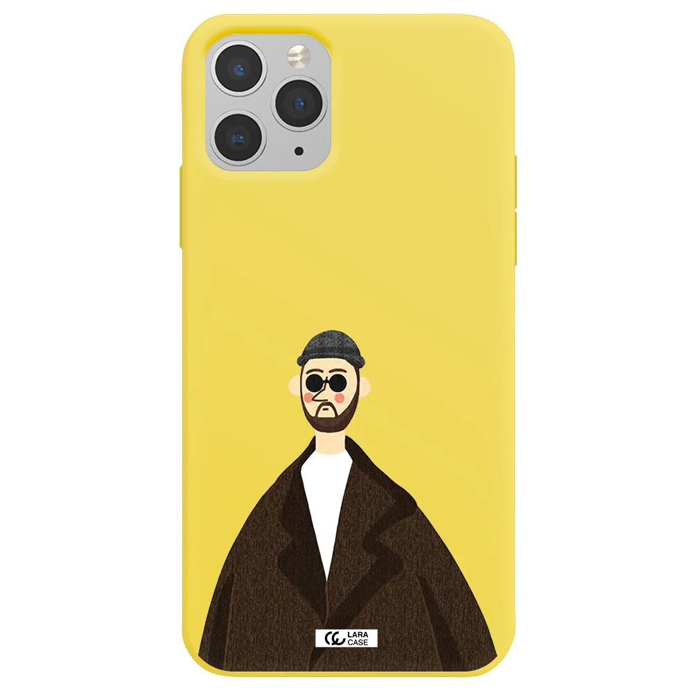 Leon Apple iPhone 11 pro max Silicone canary yellow Case