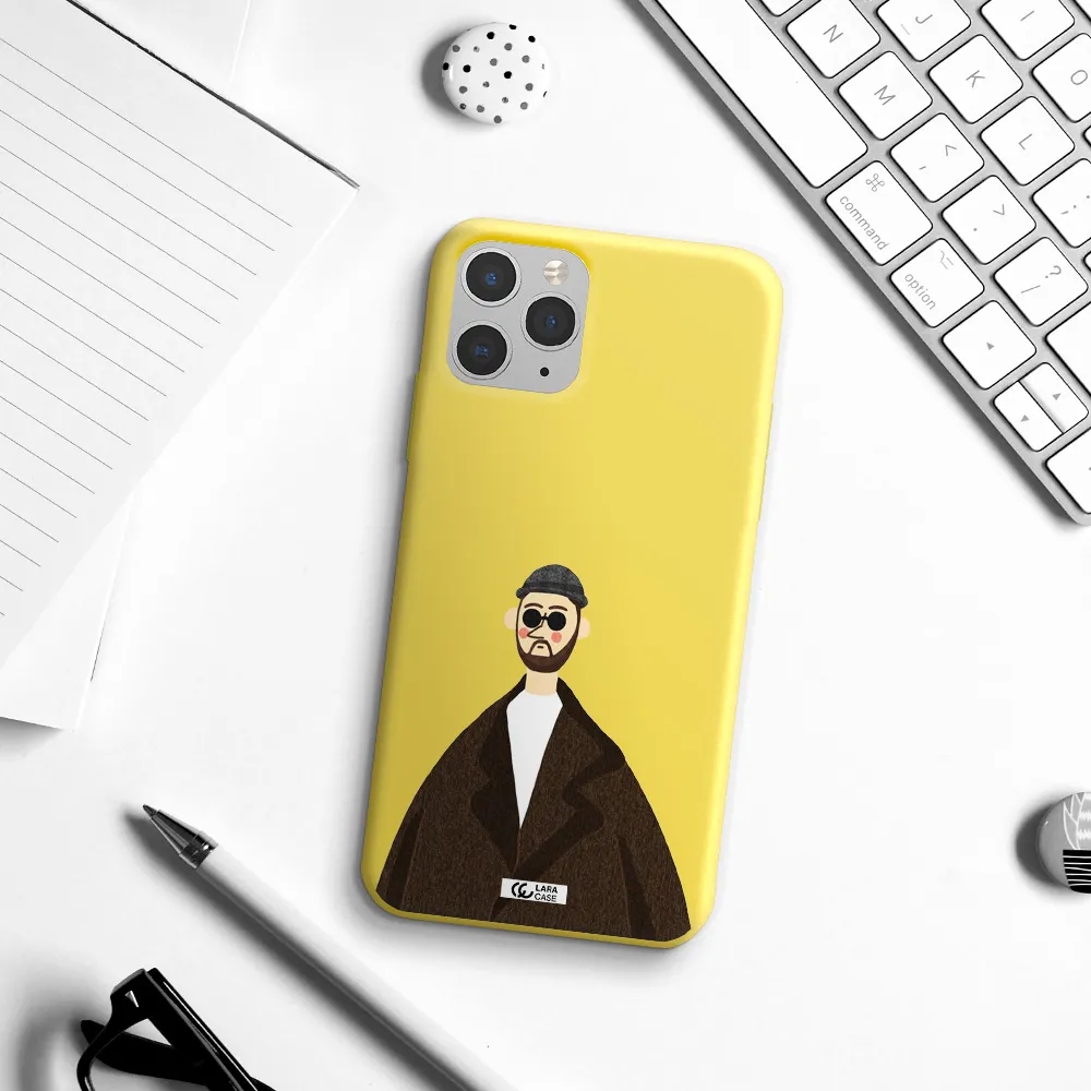 Leon Apple iPhone 11 pro max Silicone canary yellow Case