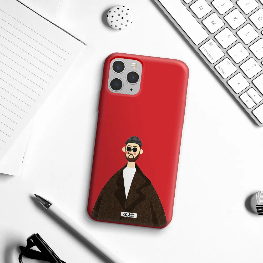 Leon Apple iPhone 11 pro Silicone Imperial Red Case