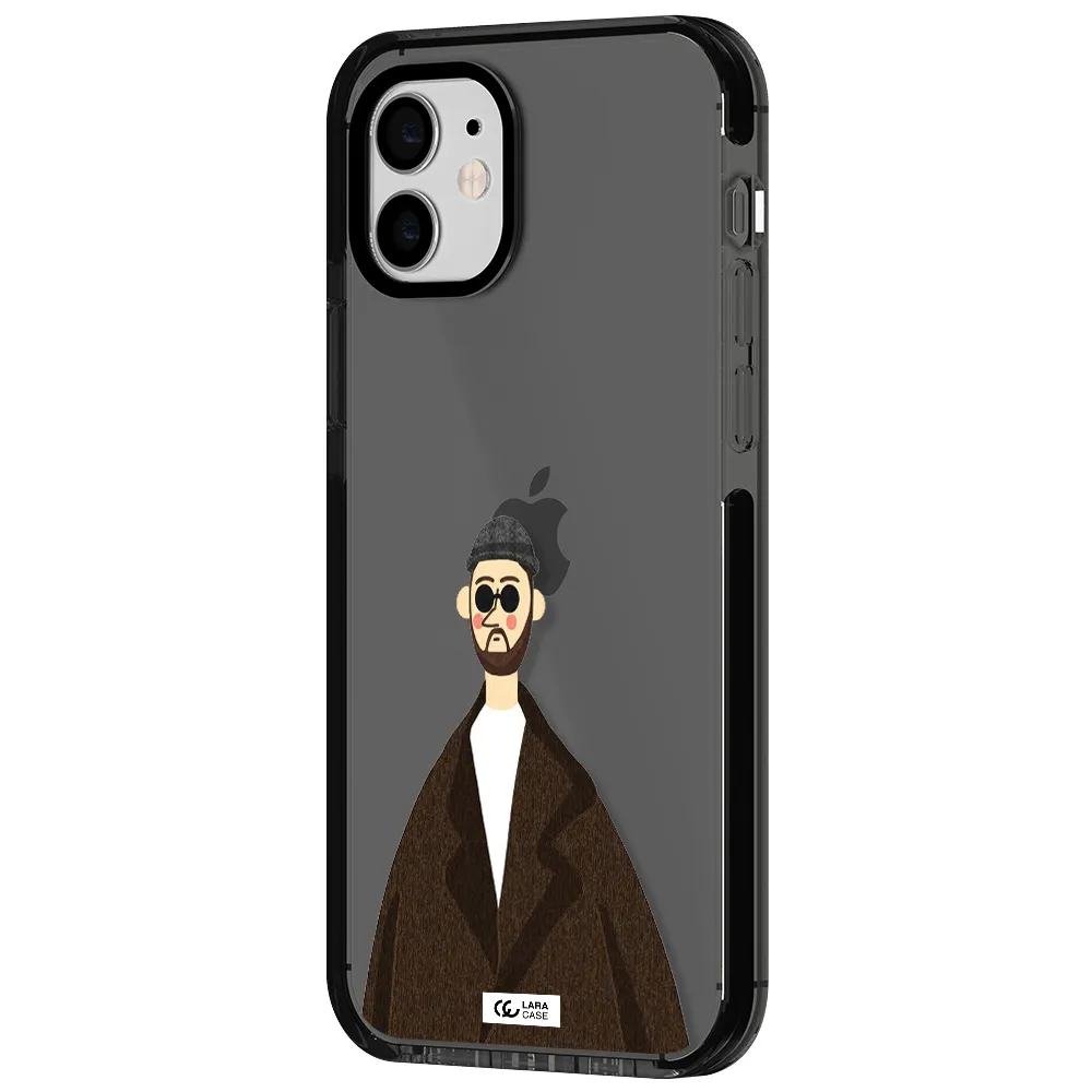 Leon Apple iPhone 12 impact Smoke Black Case