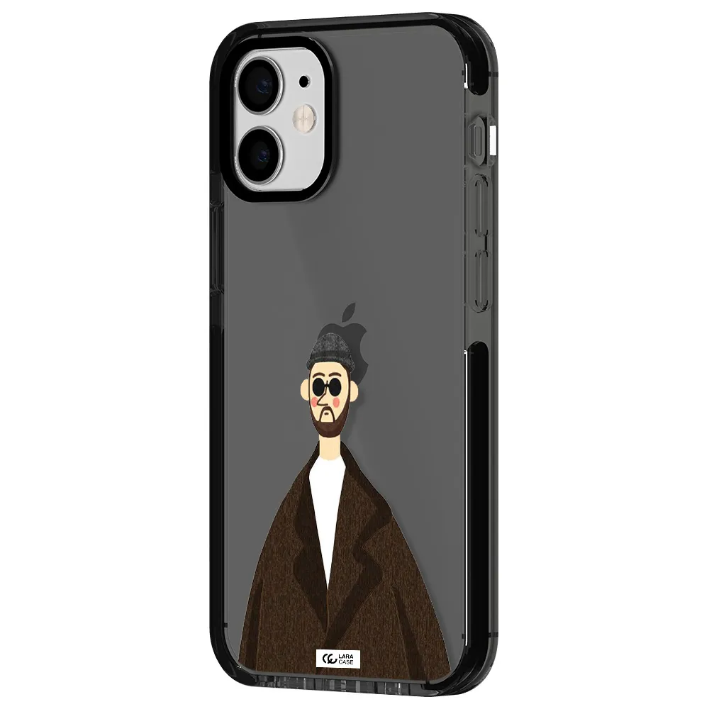 Leon Apple iPhone 12 mini impact Smoke Black Case