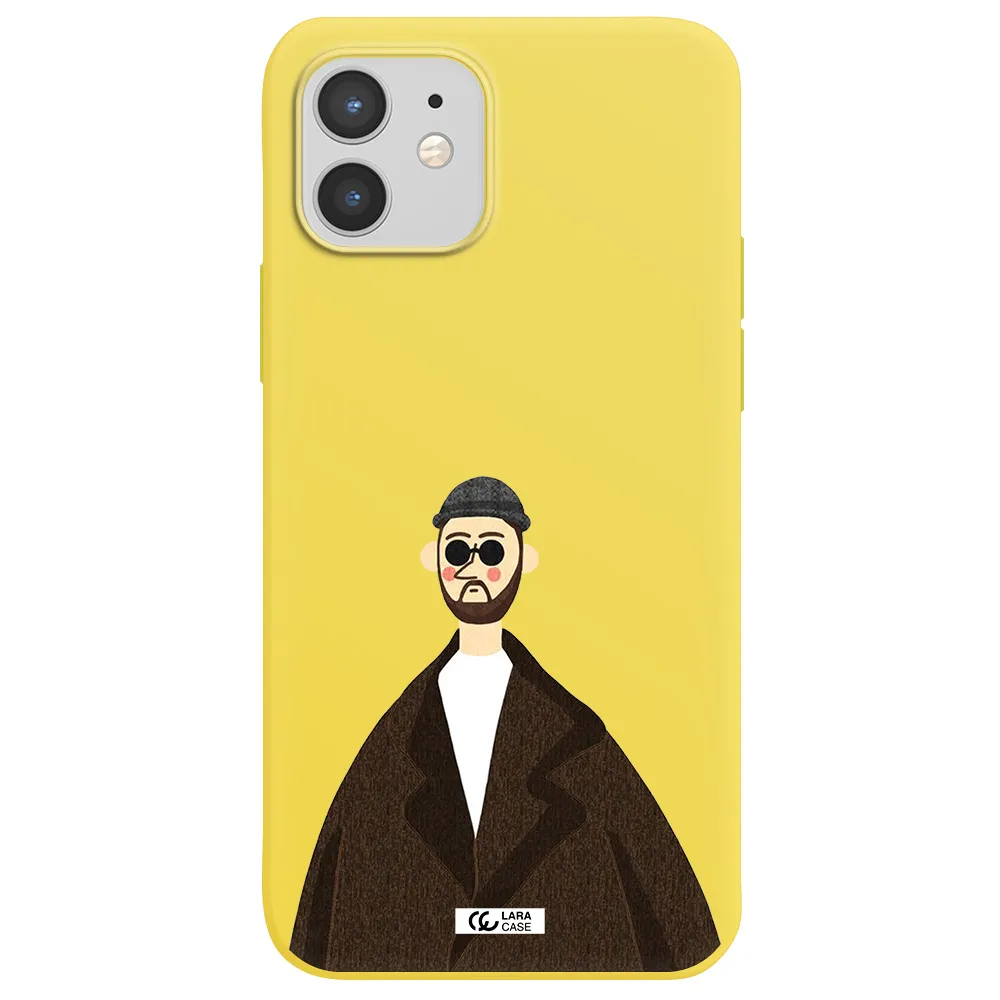 Leon Apple iPhone 12 mini Silicone canary yellow Case