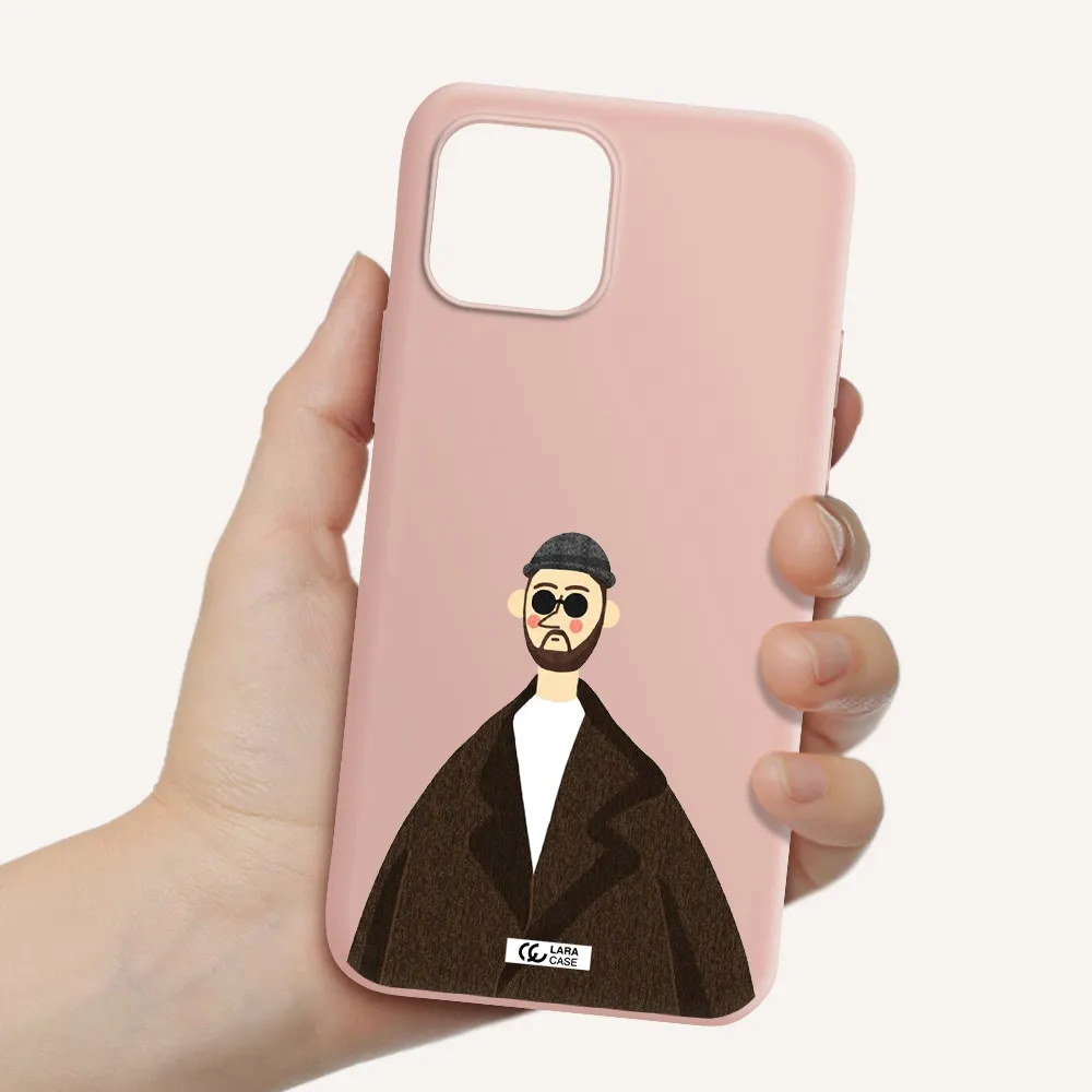 Leon Apple iPhone 12 mini Silicone pastel pink Case