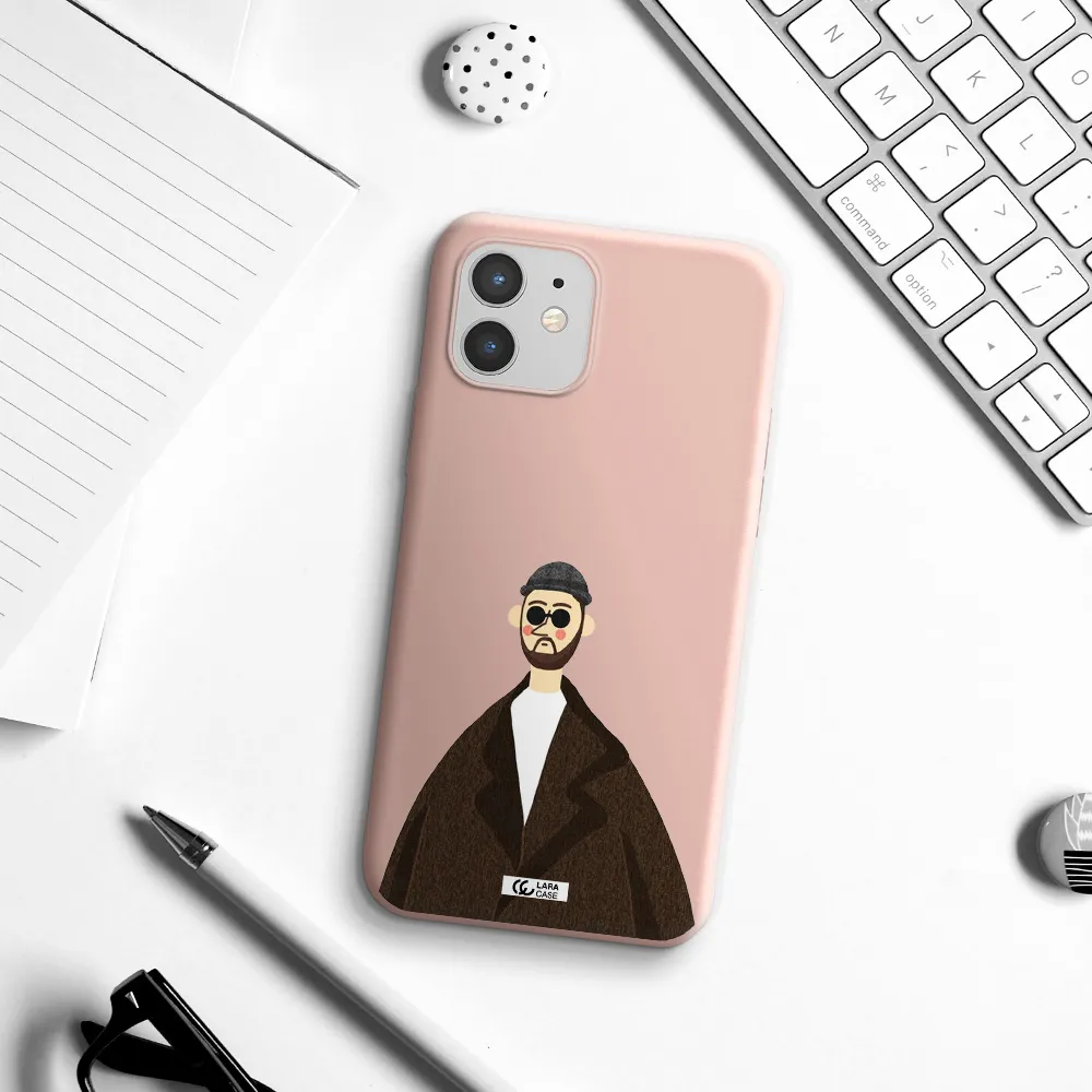 Leon Apple iPhone 12 mini Silicone pastel pink Case