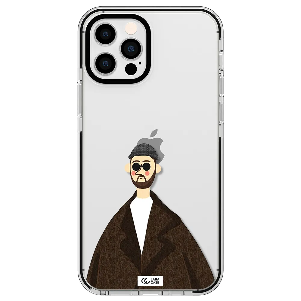 Leon Apple iPhone 12 pro impact black border Case