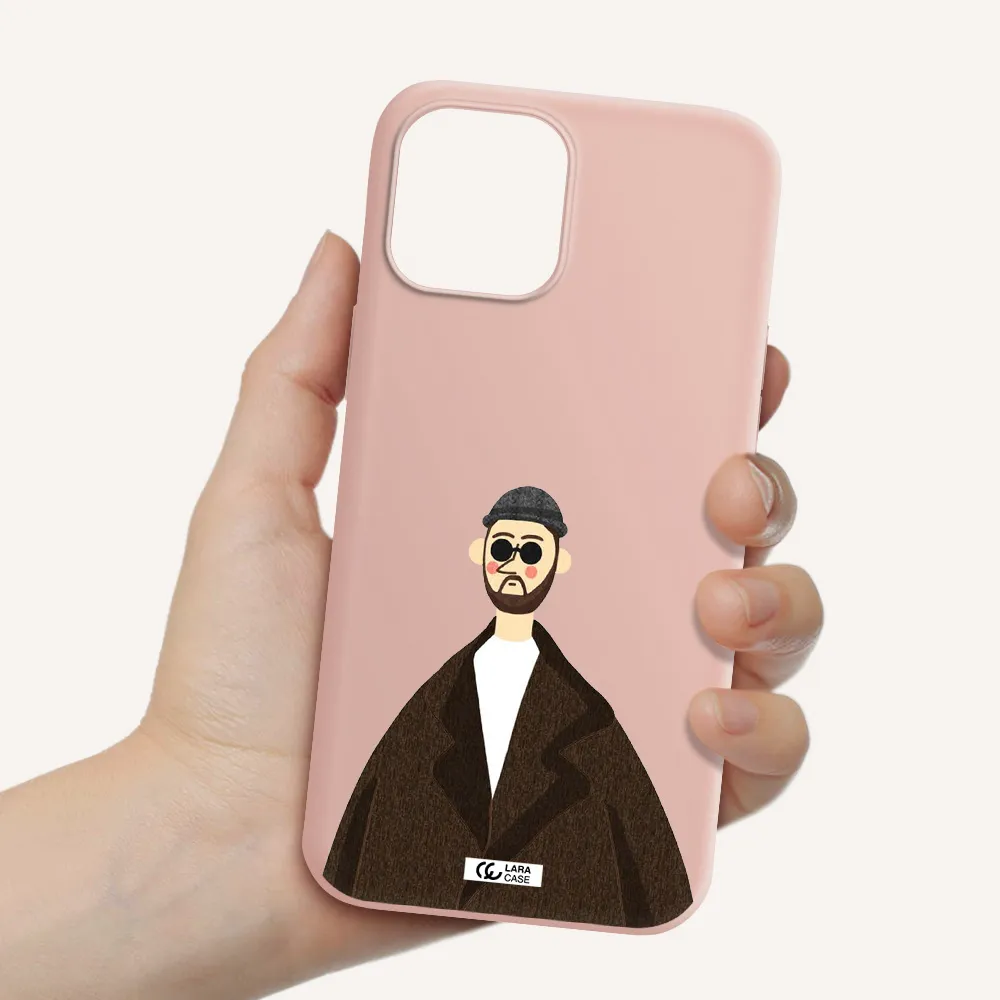 Leon Apple iPhone 12 pro max Silicone pastel pink Case