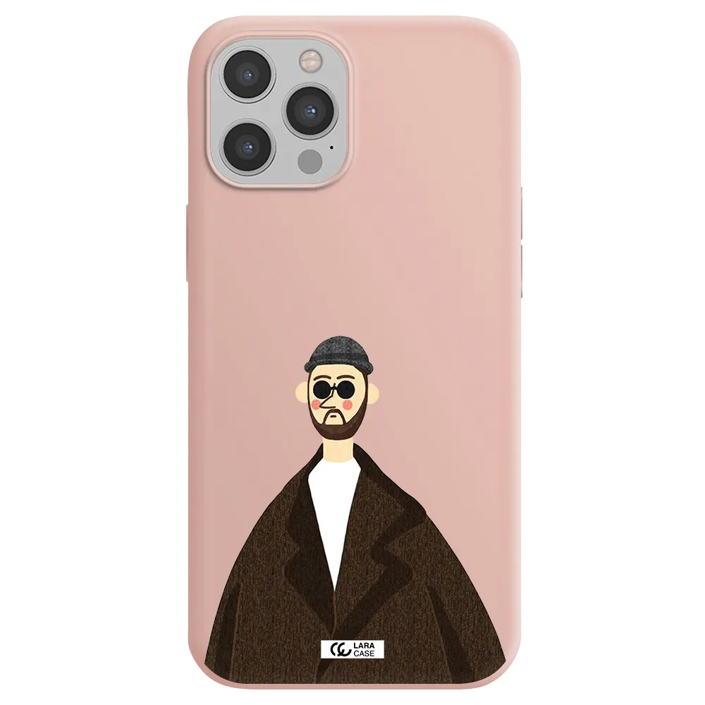 Leon Apple iPhone 12 pro Silicone pastel pink Case