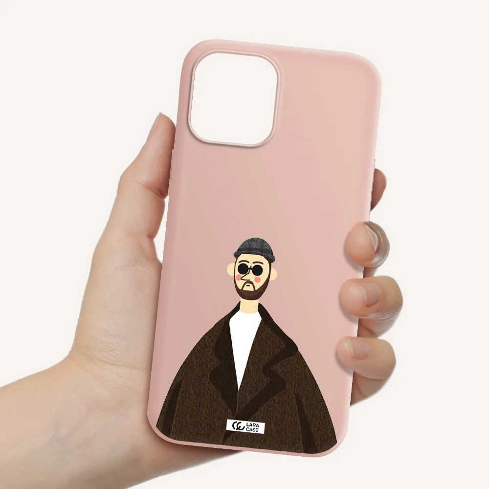 Leon Apple iPhone 12 pro Silicone pastel pink Case
