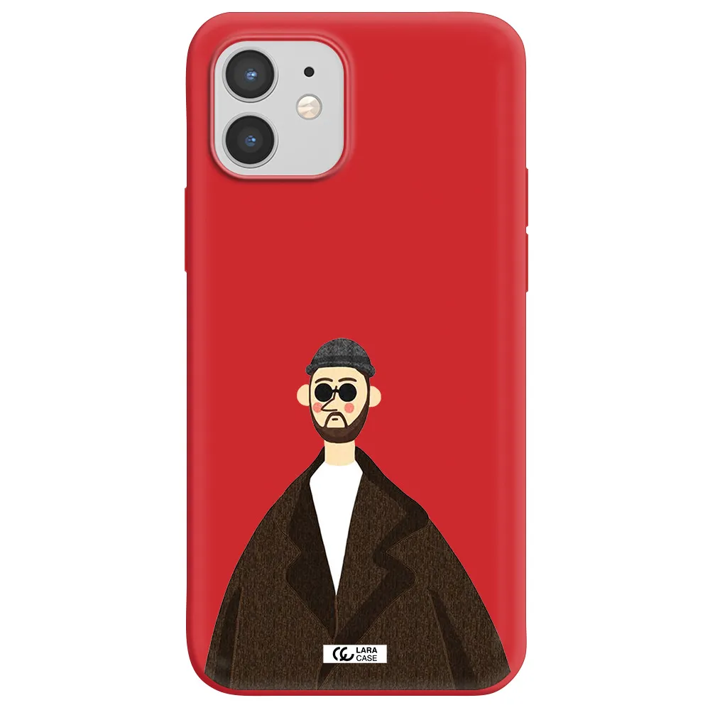 Leon Apple iPhone 12 Silicone Imperial Red Case