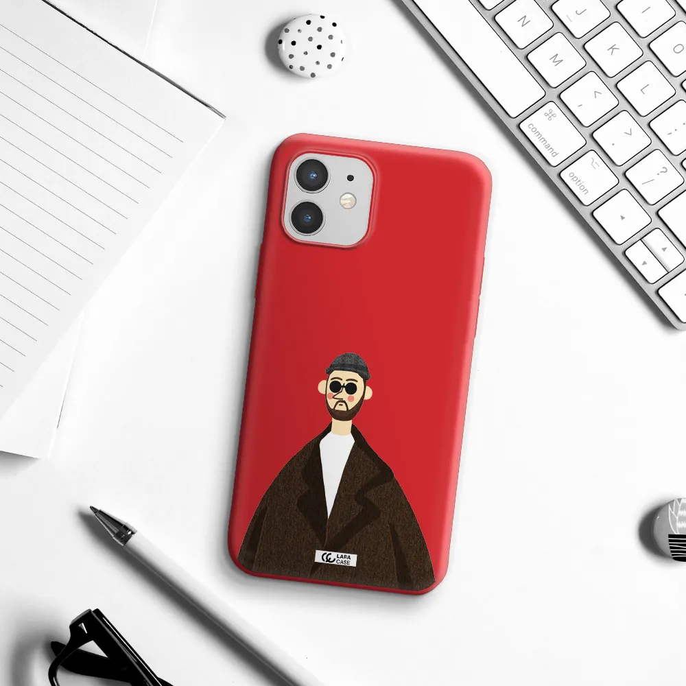 Leon Apple iPhone 12 Silicone Imperial Red Case
