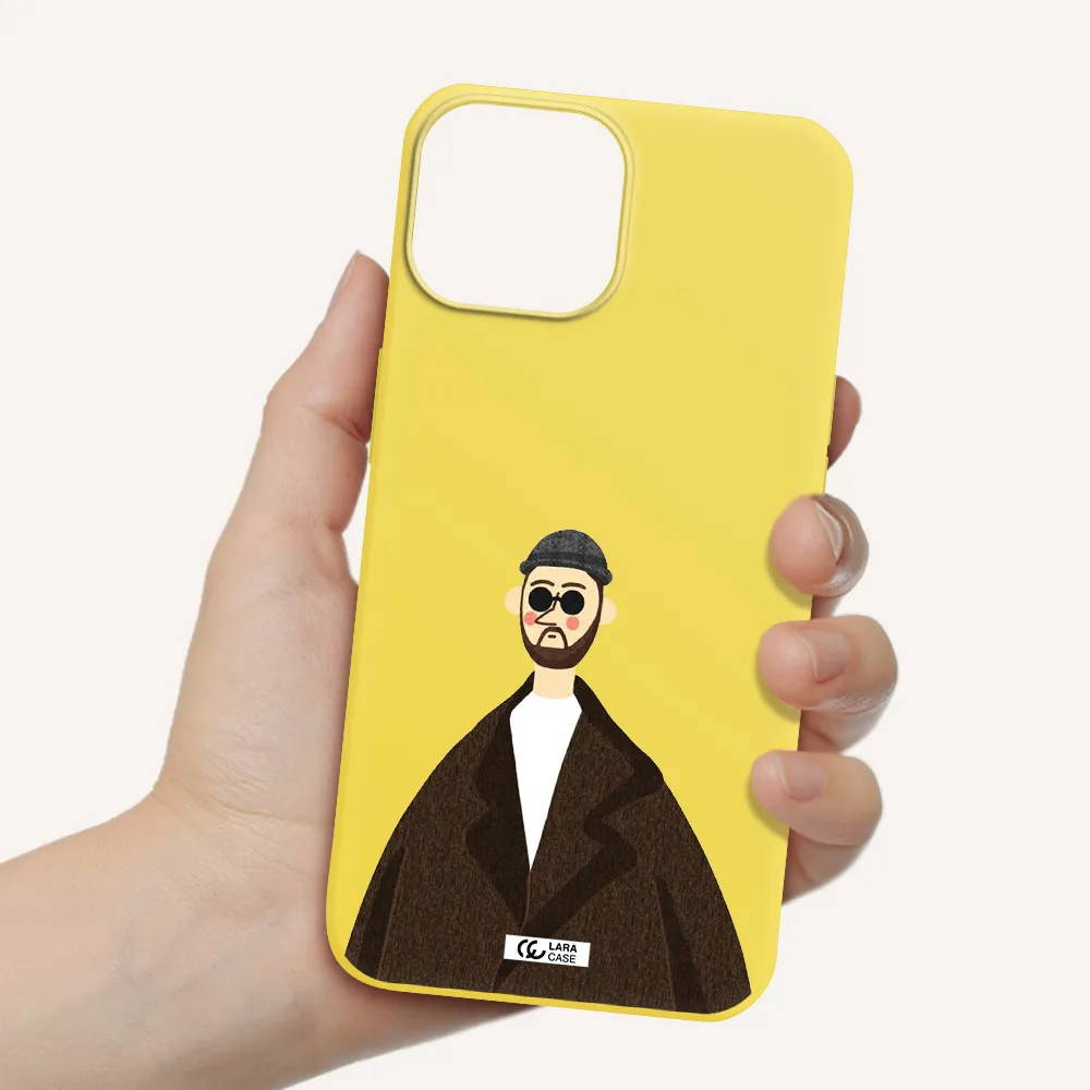 Leon Apple iPhone 13 mini Silicone canary yellow Case