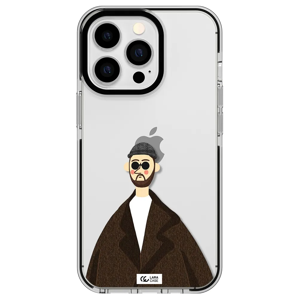 Leon Apple iPhone 13 Pro impact black border Case