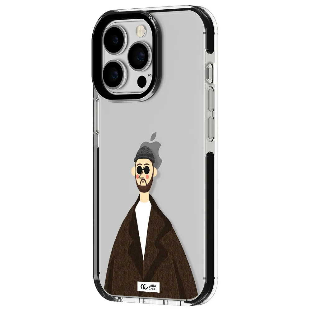 Leon Apple iPhone 13 Pro impact black border Case