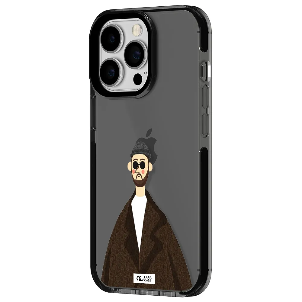 Leon Apple iPhone 13 Pro impact Smoke Black Case