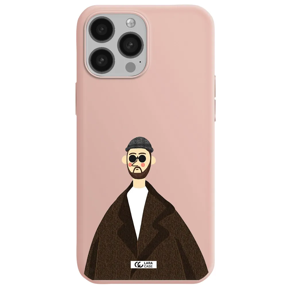 Leon Apple iPhone 13 Pro Max Silicone pastel pink Case