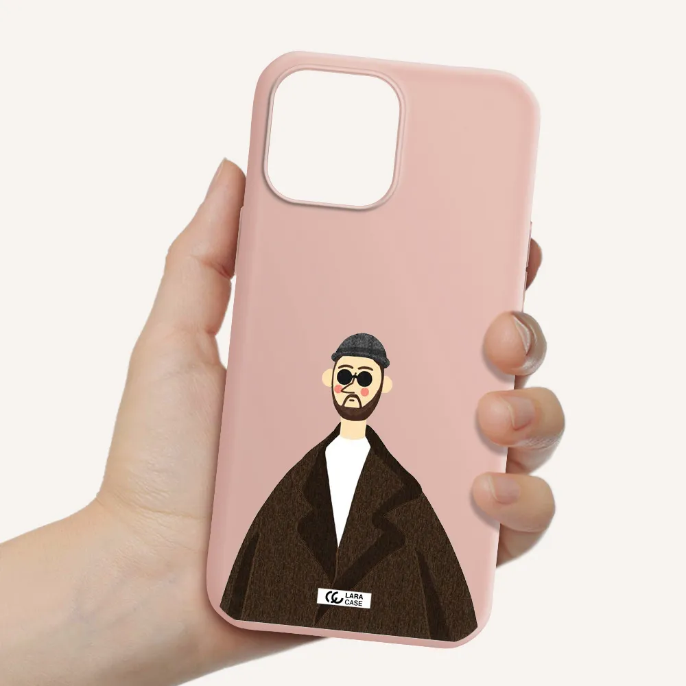 Leon Apple iPhone 13 Pro Silicone pastel pink Case