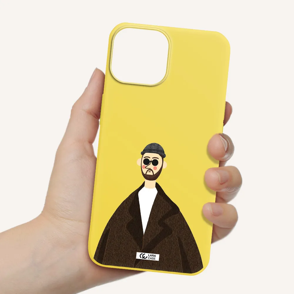 Leon Apple iPhone 13 Silicone canary yellow Case